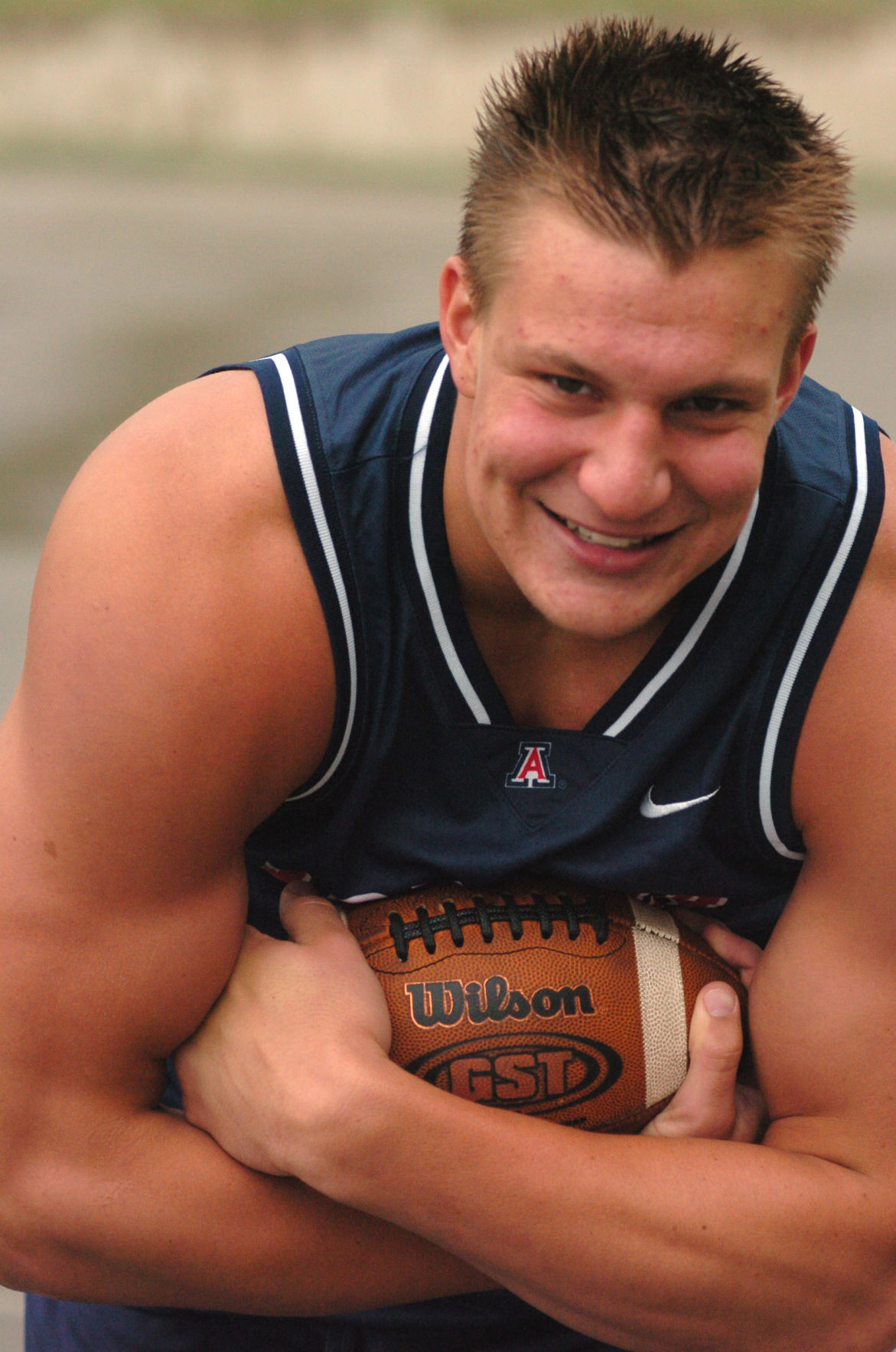 University of Arizona football player Rob Gronkowski